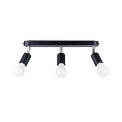 Lampa sufitowa FORNES 3, czarny/chrom, 3x60W E27, SL.1122