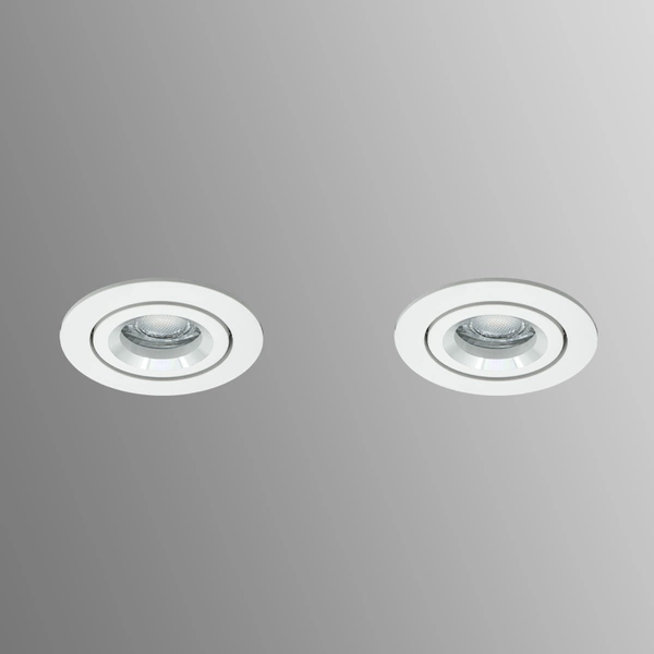 Oprawa wpuszczana oczko sufitowe CROSTI LARSI S biały śr. 7,8cm