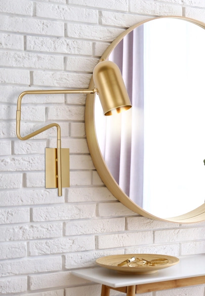 Kinkiet HOSTI 21-75468 złoty 1x15W GU10