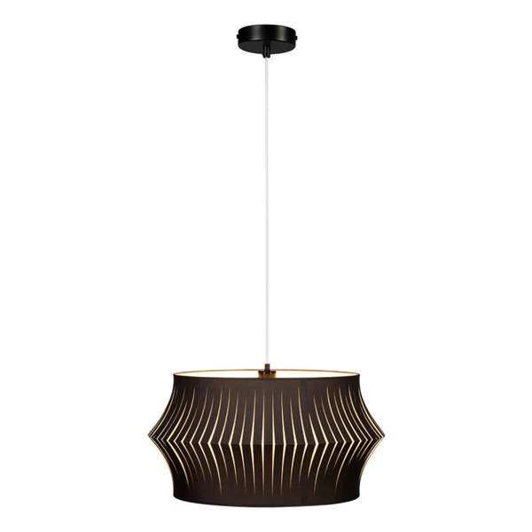 Lotus Lampa Wisząca 1xE27 Max.60W Czarny/Transparentny PVC/Antracyt 15630104