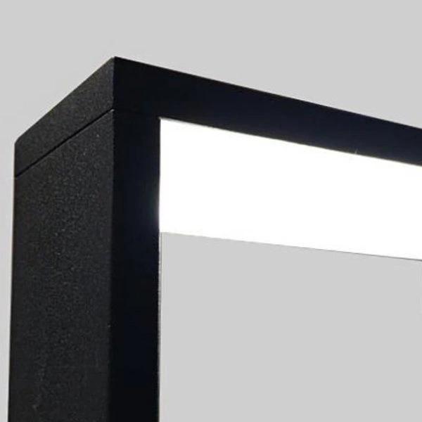 Nowoczesny słupek ogrodowy 80cm LED Form YB19502 | ciemny popiel