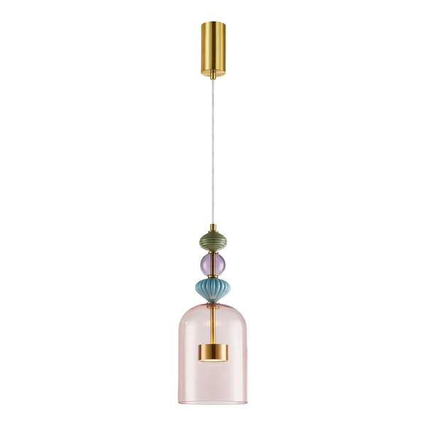 Lampa wisząca ARTE 12W LED śr. 16cm mosiądz
