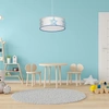 Lampa wisząca STAR, biały/niebieski, 1x60W E27, MLP8280