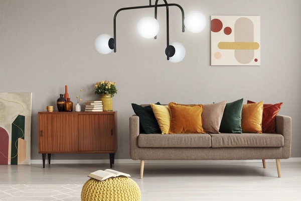 Lampa sufitowa Emibig KALF 4B Czarny 1030/4B