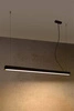Lampa wisząca PINNE 1150 CZARNA, 3000K, 38W