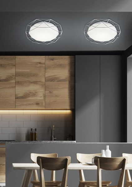 SVEN LAMPA SUFITOWA PLAFON 43 24W LED 3000K CHROM