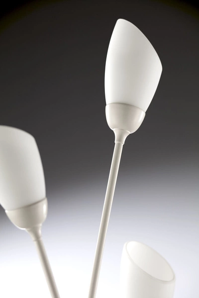 Klasyczna Lampa podłogowa GLORIOSA wys. 160cm 9xG9 14W IP20 | piaskowo-szary