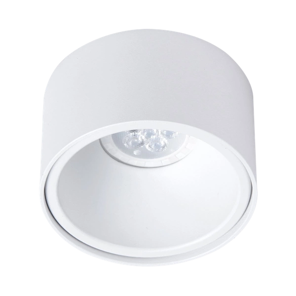 Oprawa podtynkowa sufitowa BALI ROUND WHITE śr. 9,6cm | biały