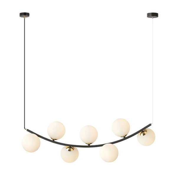 Lampa wisząca Emibig RITZ 7 BL OPAL 1298/7