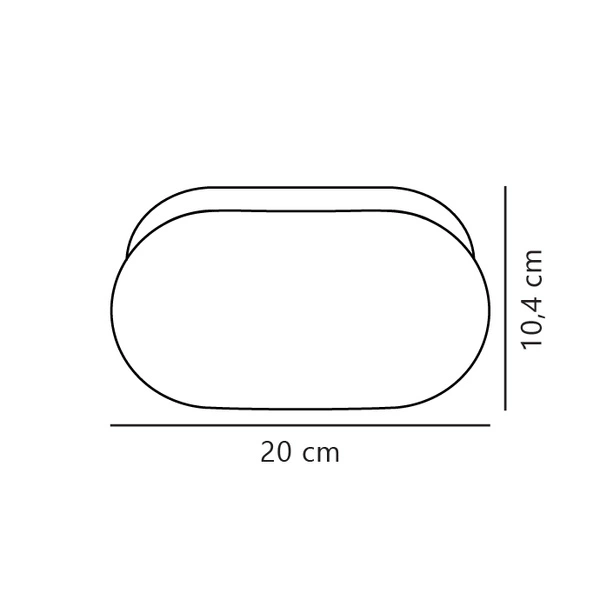 Kinkiet FOAM E27 55W Plastik | Czarny