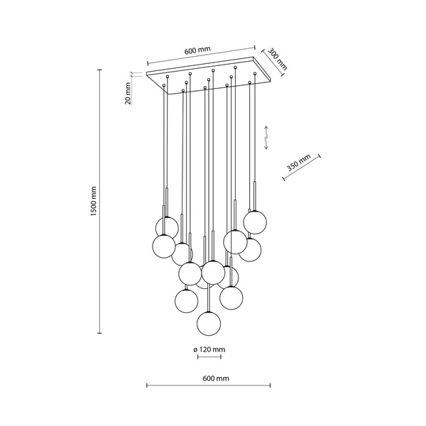MARTIN WHITE LAMPA WISZACA 13 10079