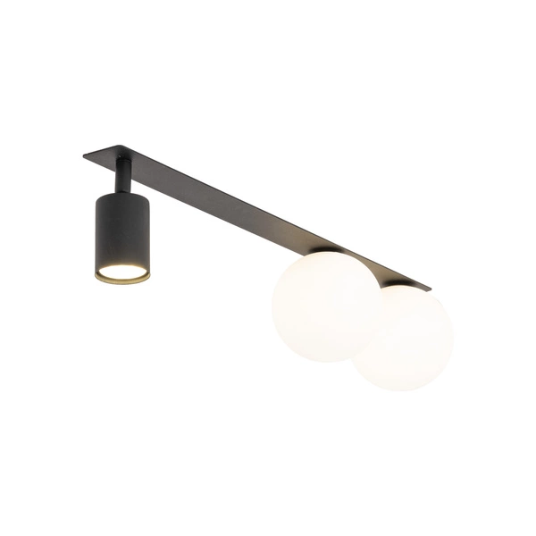 Lampa sufitowa podtynkowa VOX3 GU10 2xG9 szer.64cm | Biały - Czarny 10928