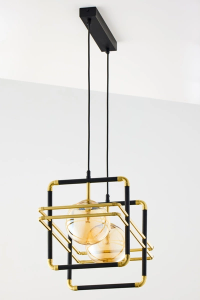 Nowoczesna Lampa wisząca FIORI wys. 115cm 2xG9 14W IP20 | Złoty