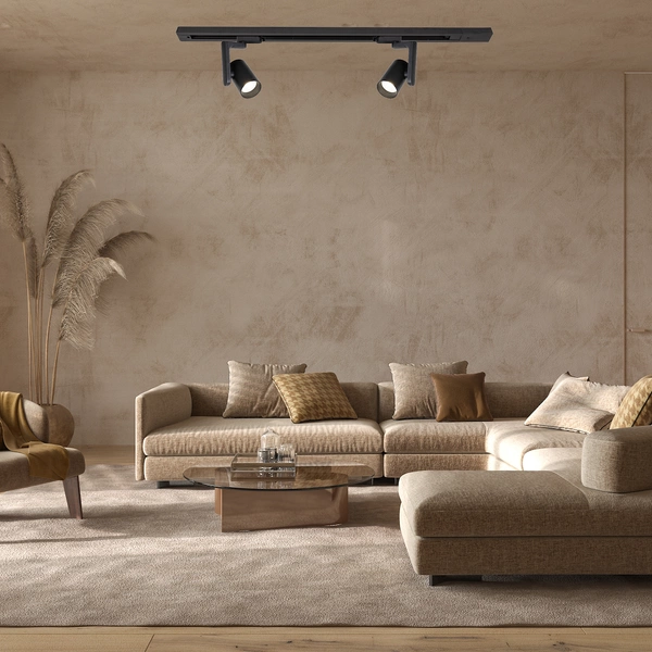 Oprawa Timor Track Czarny 1xGU10