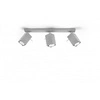 Designerska lampa sufitowa MERIDA 3 SL.0457 Szara 3xGU10