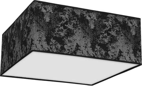 Lampa sufitowa SATINO, 50cm, czarny/srebrny, 3x60W E27, MLP7326