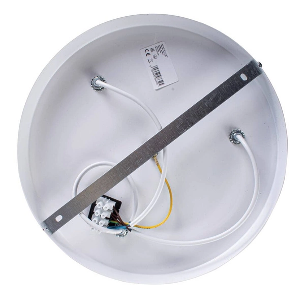 Lampa sufitowa nowoczesna plafon kula OVAL III biały śr. 35cm