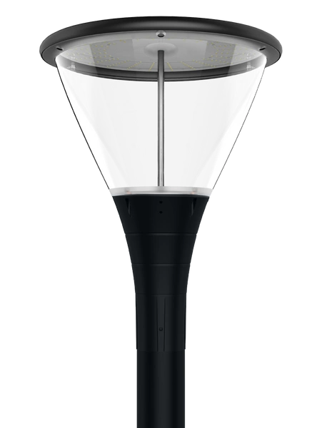 Składany maszt pod latarnię latarnia słup oświetleniowy składany 4m czarny PRIME