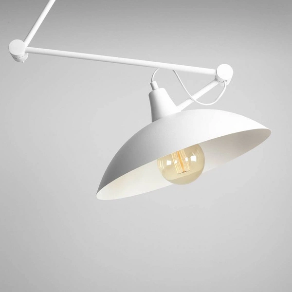 Aldex Lampa sufitowa na wysięgniku MELOS 808PL_G, biała, 1x60W E27