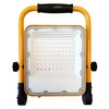 Lampa przenośna LED na budowę do warsztatu naświetlacz akumulator 50W IP65 6500K | żółty