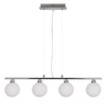Lampa wisząca RAISA, 34-01399, chrom/biały, 4x40W G9