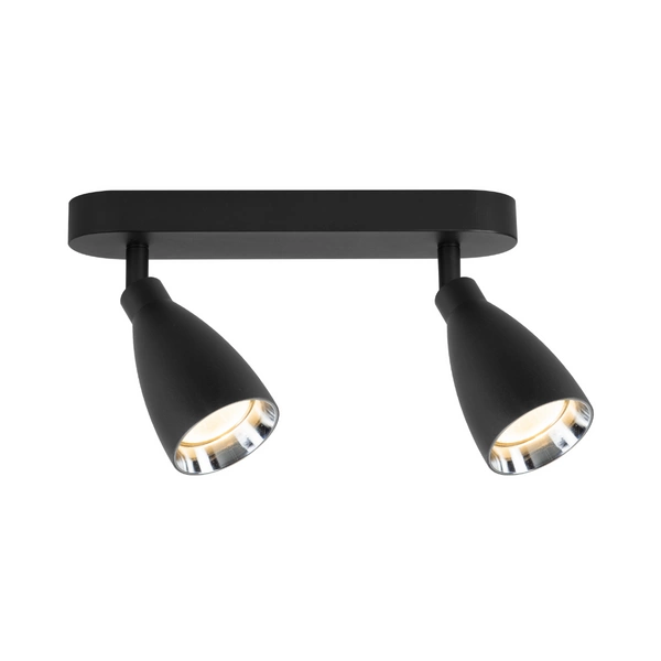 Campana 2 spot czarny 2xGU10