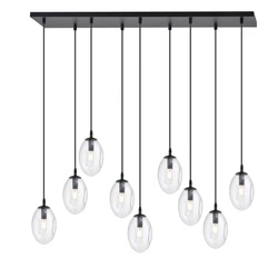 Lampa sufitowa Emibig ASTRAL 9 BL TRANSPARENT 1265/9