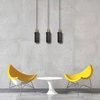 Lampa wisząca Tirana 3xE27 linia czarna LP-945/3L BK