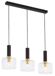 Nowoczesna Lampa wisząca VANES wys. 39-80cm 3xE27 15W IP20 | Złoty