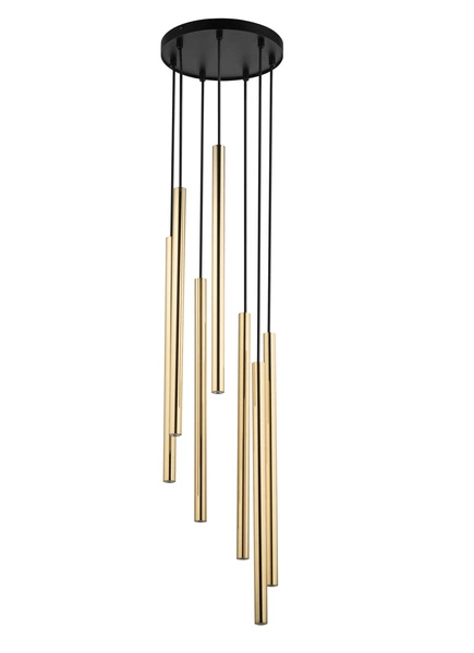Lampa Sigma SOPEL LUX 7 KOŁO czarny/złoty 40740