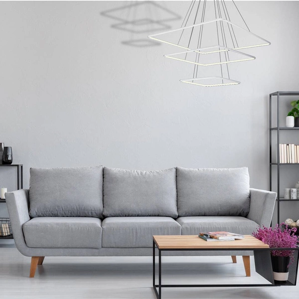 Nowoczesna lampa NIX III LED white 80cm