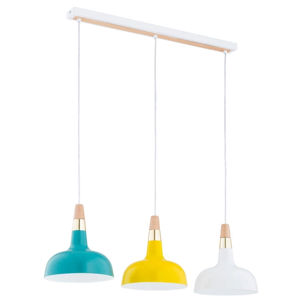 Lampa wisząca ALFA RODOS WIELOKOLOROWA 3xE27 85cm | 62485