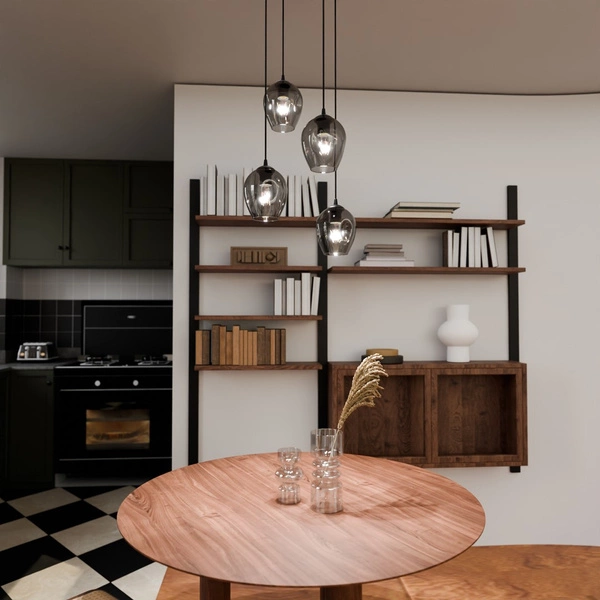 Lampa wisząca Emibig ISTAR 4 BL PREMIUM GRAFIT 680/4PREM