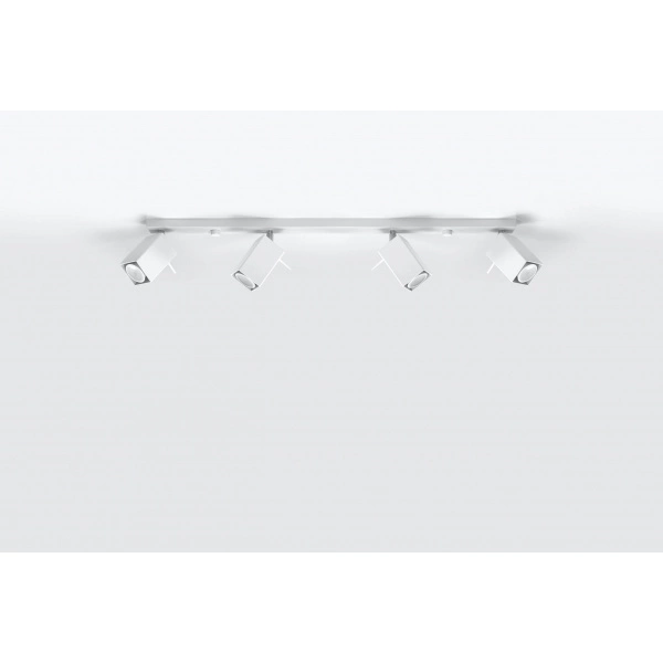 Designerska lampa sufitowa MERIDA 4L SL.0463 Biała 4xGU10