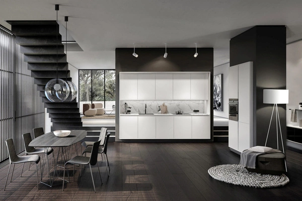 Lampa podłogowa stojąca CADILAC I 156cm E27 | biały 8191