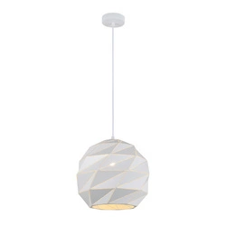 Lampa wisząca PALERMO śr. 32cm E27 | biały