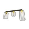 Lampa sufitowa Emibig BARN 3 BL GOLD 1366/3