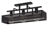 Lampa sufitowa siatka ALBERT 3 PLAFON czarny 32174