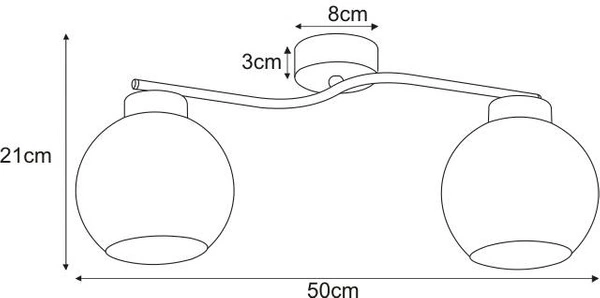 Lampa sufitowa K-2626 z serii AIDEN II