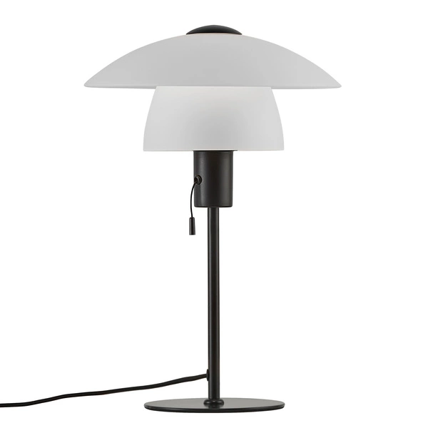 Lampa stołowa VERONA E27 15W Szkło | Czarny