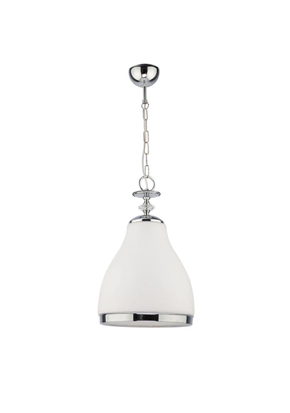 Nowoczesna Lampa wisząca ISLA wys. 80cm 1xE27 15W IP20 | Chrom