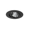 Lampa podtynkowa EGINA LED szer. 11cm 10W barwa ciepła 3000K | czarny 10553