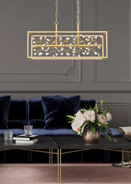 P0578-06C-V7V7 SPRING LAMPA WISZĄCA ZŁOTA/GOLD