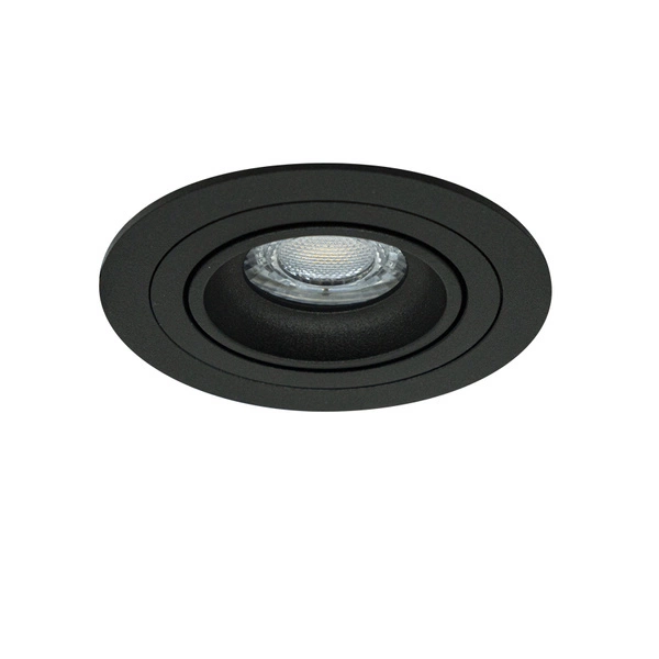 Oprawa wpuszczana oczko sufitowe CROSTI MODI RO czarny śr. 9,2cm