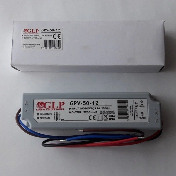 Zasilacz IP67 LED GLP GPV-50-12 48W