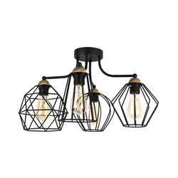 GALAXY BRASS LAMPA SUFITOWA 4 PŁ 2715