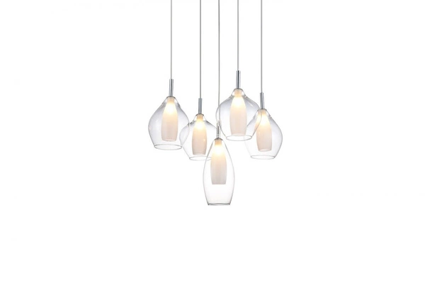 Azzardo AMBER MILANO 5 CLEAR 3076