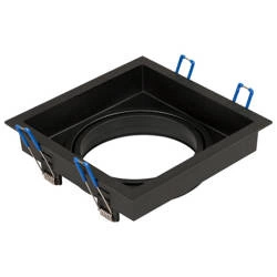 Oprawa wpuszczana oczko sufitowe CROSTI LANA SQ L szer. 17cm | czarny