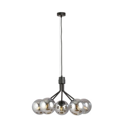 Lampa wisząca Emibig NOVA 5 Czarny/GRAFIT 1140/5