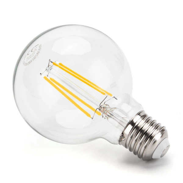 Żarówka FILAMENT LED E27 4W ciepła 2700K G80